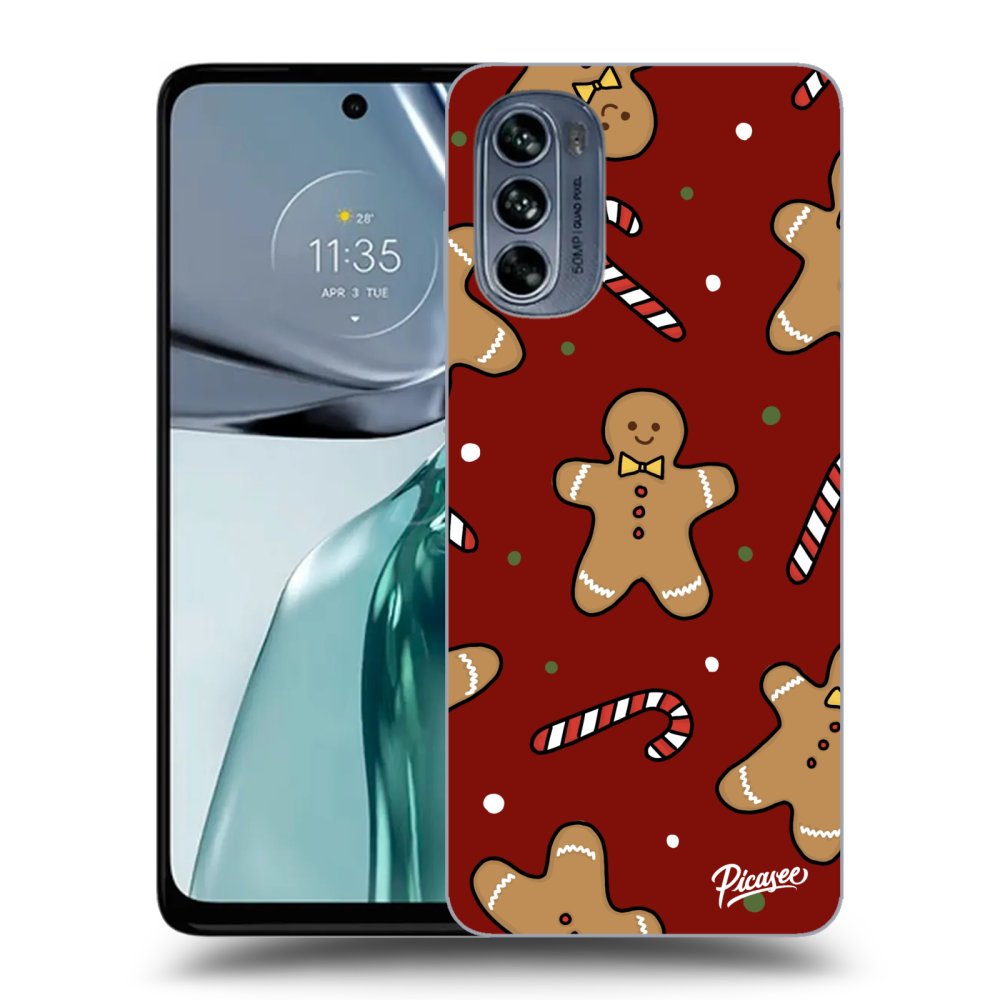 Picasee silikónový prehľadný obal pre Motorola Moto G62 - Gingerbread 2