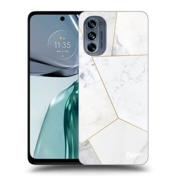 Obal pre Motorola Moto G62 - White tile