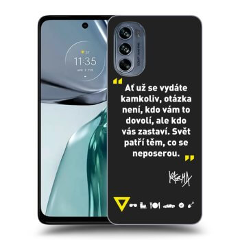 Obal pre Motorola Moto G62 - Kazma - SVĚT PATŘÍ TĚM, CO SE NEPOSEROU