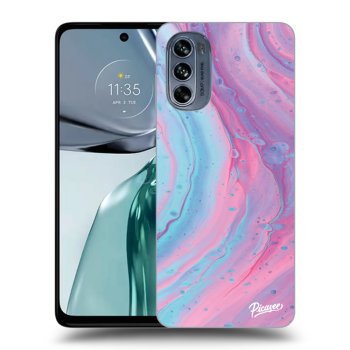 Obal pre Motorola Moto G62 - Pink liquid