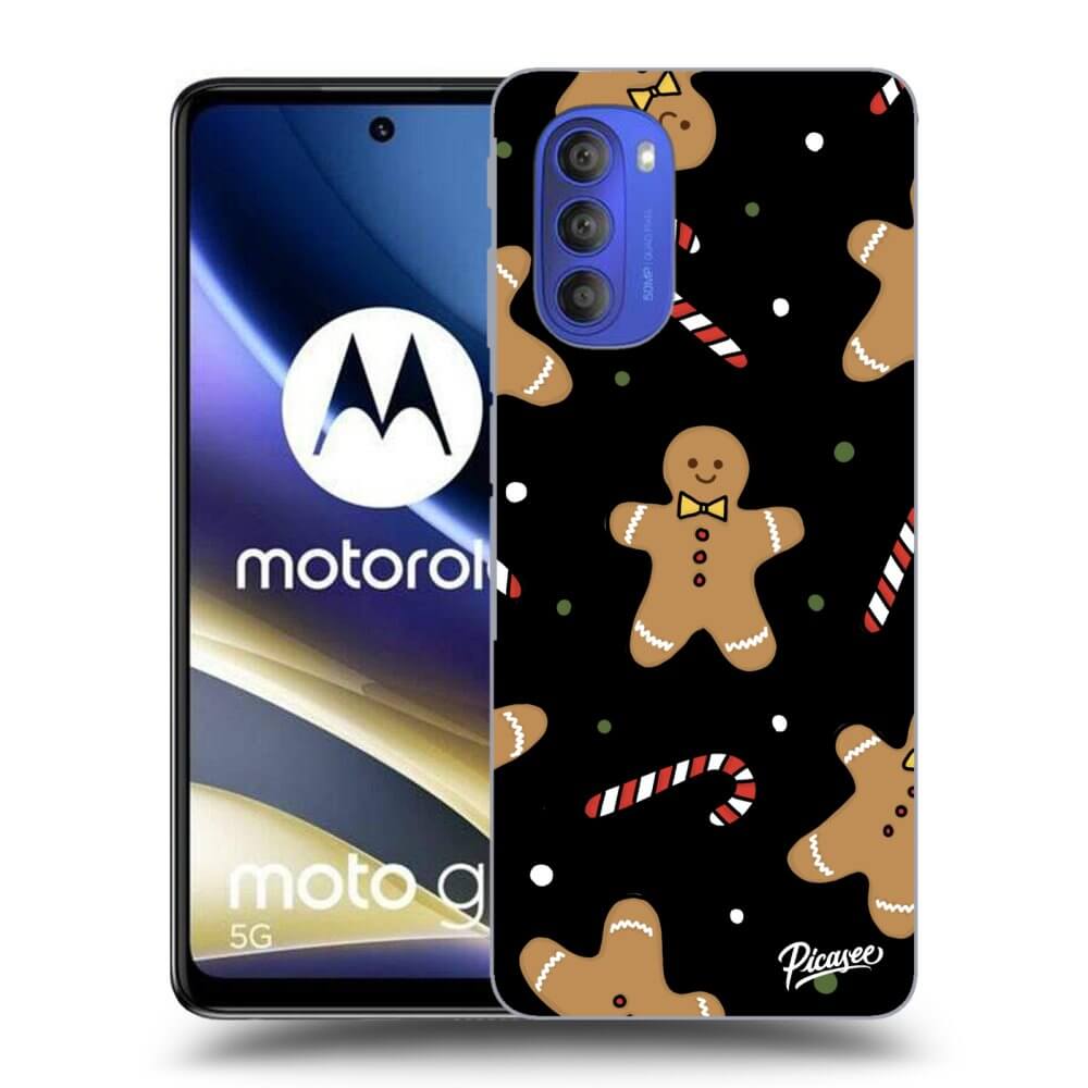 Picasee silikónový čierny obal pre Motorola Moto G51 - Gingerbread