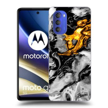 Obal pre Motorola Moto G51 - Black Gold 2