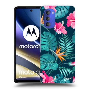 Obal pre Motorola Moto G51 - Pink Monstera