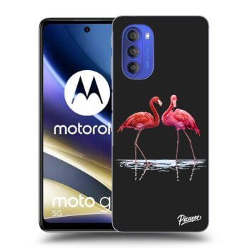 Obal pre Motorola Moto G51 - Flamingos couple