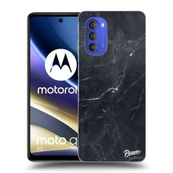 Obal pre Motorola Moto G51 - Black marble