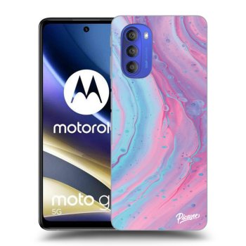 Obal pre Motorola Moto G51 - Pink liquid
