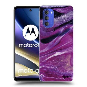 Obal pre Motorola Moto G51 - Purple glitter