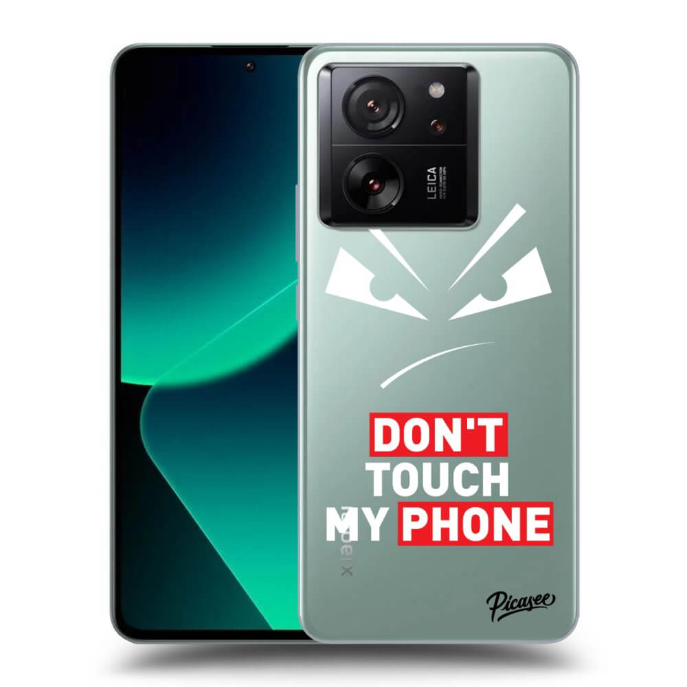 Picasee silikónový prehľadný obal pre Xiaomi 13T - Evil Eye - Transparent