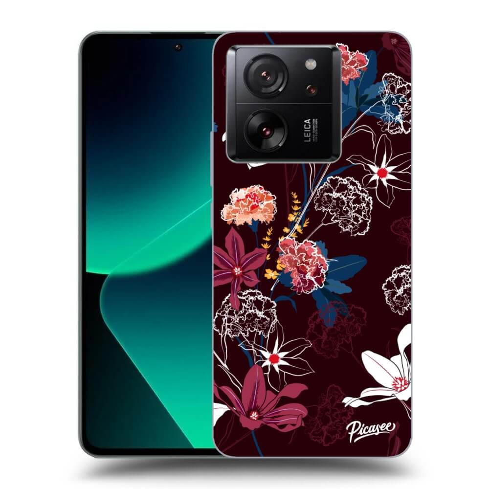 Picasee silikónový prehľadný obal pre Xiaomi 13T Pro - Dark Meadow