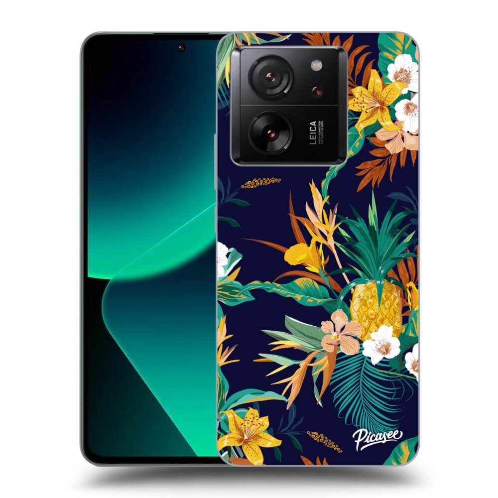 Picasee silikónový prehľadný obal pre Xiaomi 13T Pro - Pineapple Color