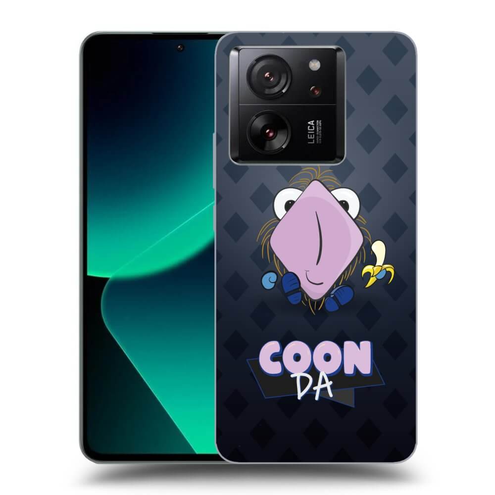 Picasee silikónový čierny obal pre Xiaomi 13T Pro - COONDA chlupatka - tmavá