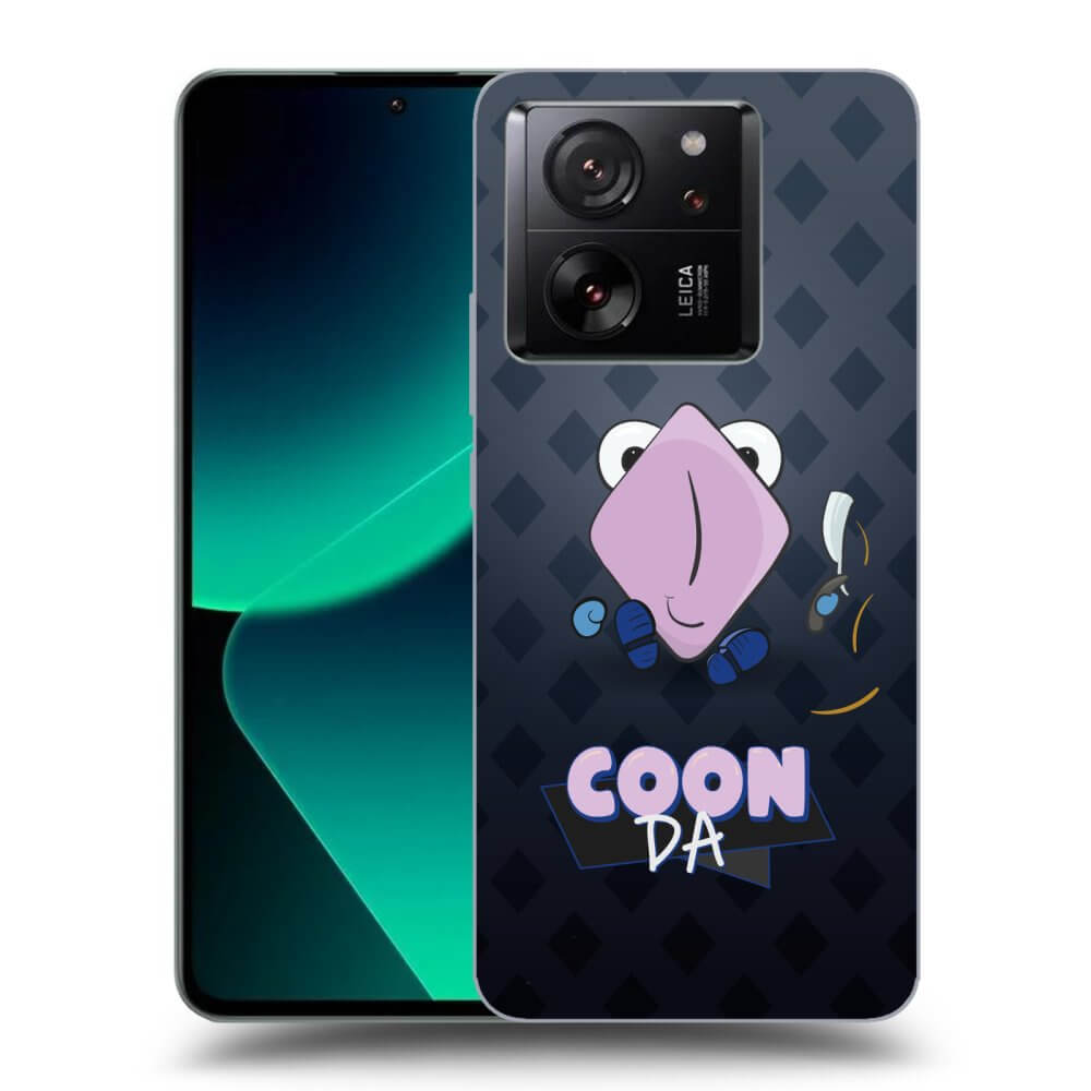 Picasee silikónový prehľadný obal pre Xiaomi 13T Pro - COONDA holátko - tmavá