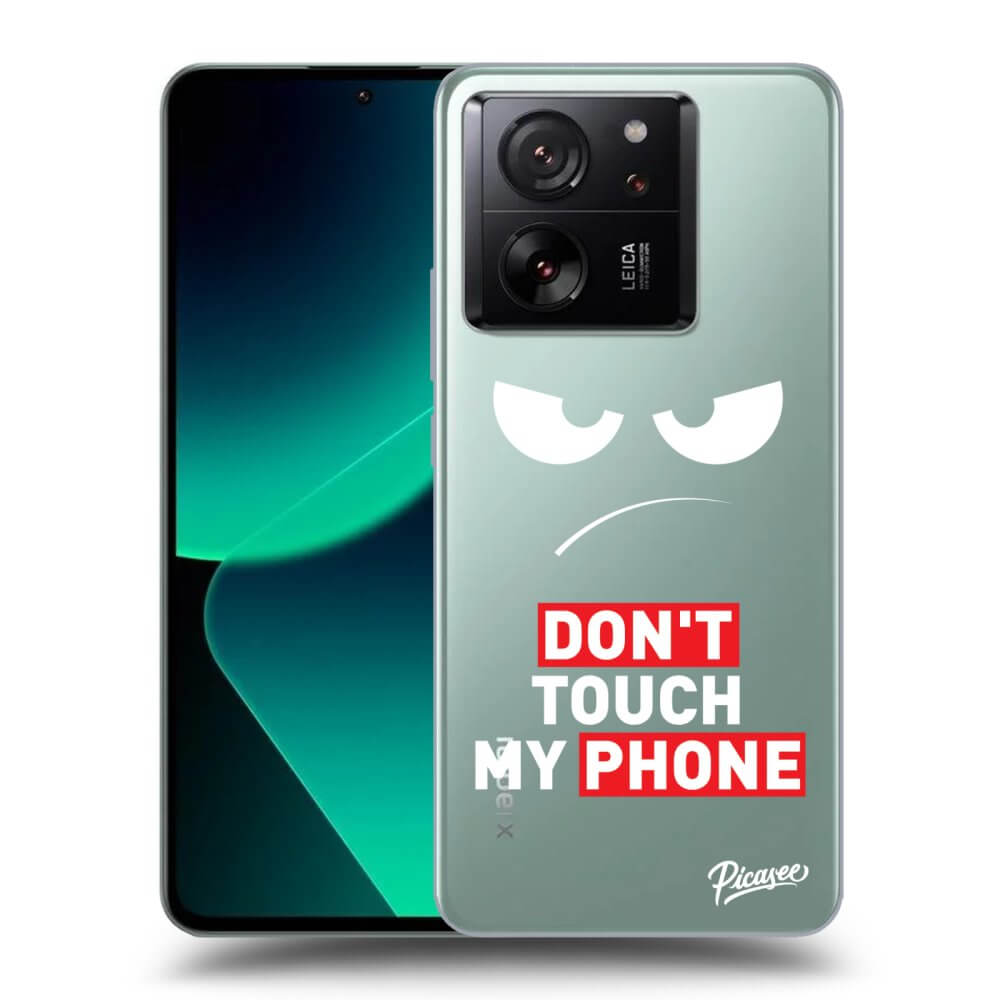 Picasee silikónový prehľadný obal pre Xiaomi 13T Pro - Angry Eyes - Transparent