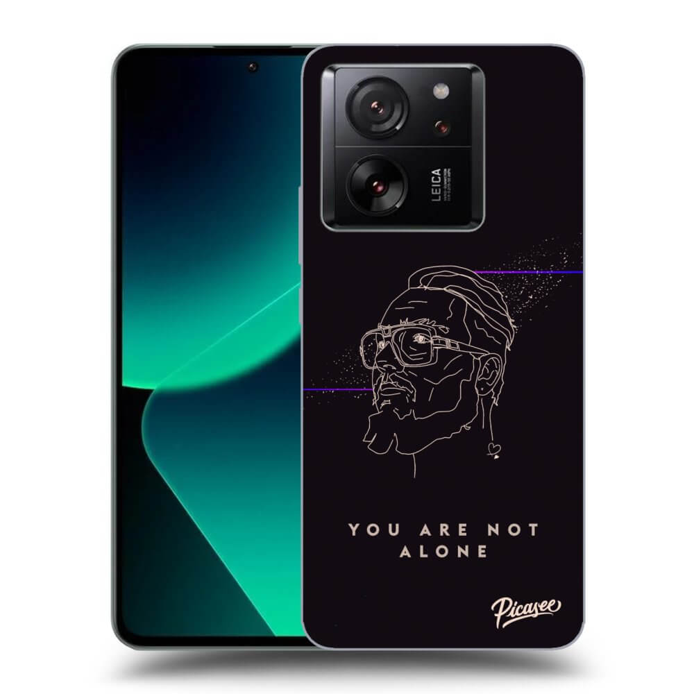 Picasee silikónový čierny obal pre Xiaomi 13T Pro - You are not alone