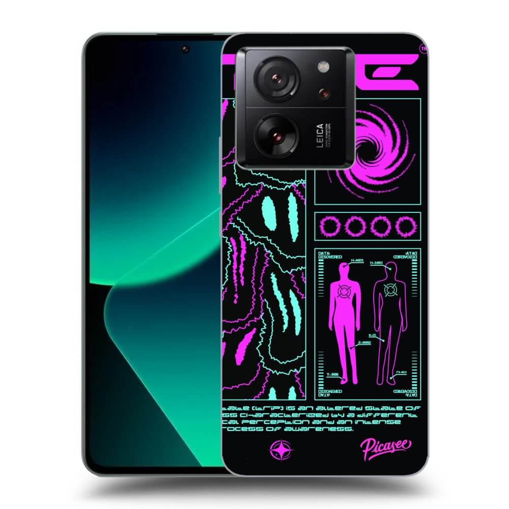 Picasee silikónový prehľadný obal pre Xiaomi 13T Pro - HYPE SMILE