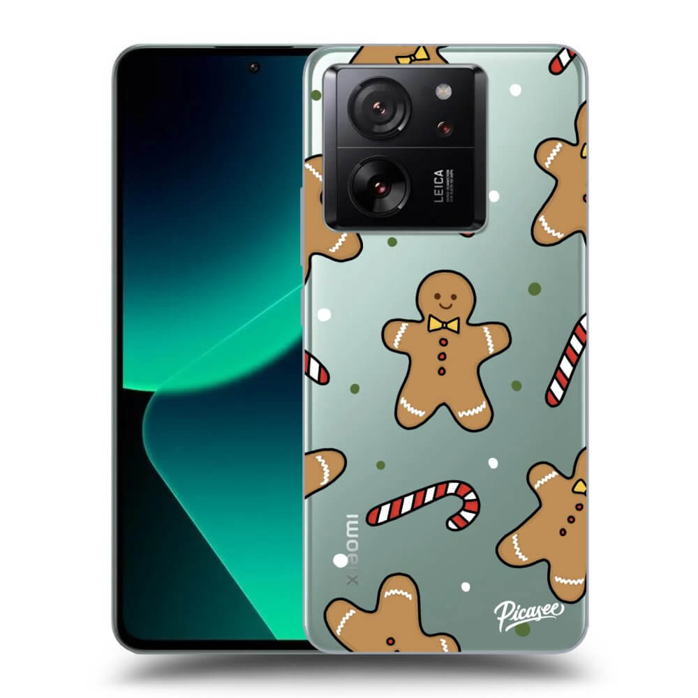 Picasee silikónový prehľadný obal pre Xiaomi 13T Pro - Gingerbread