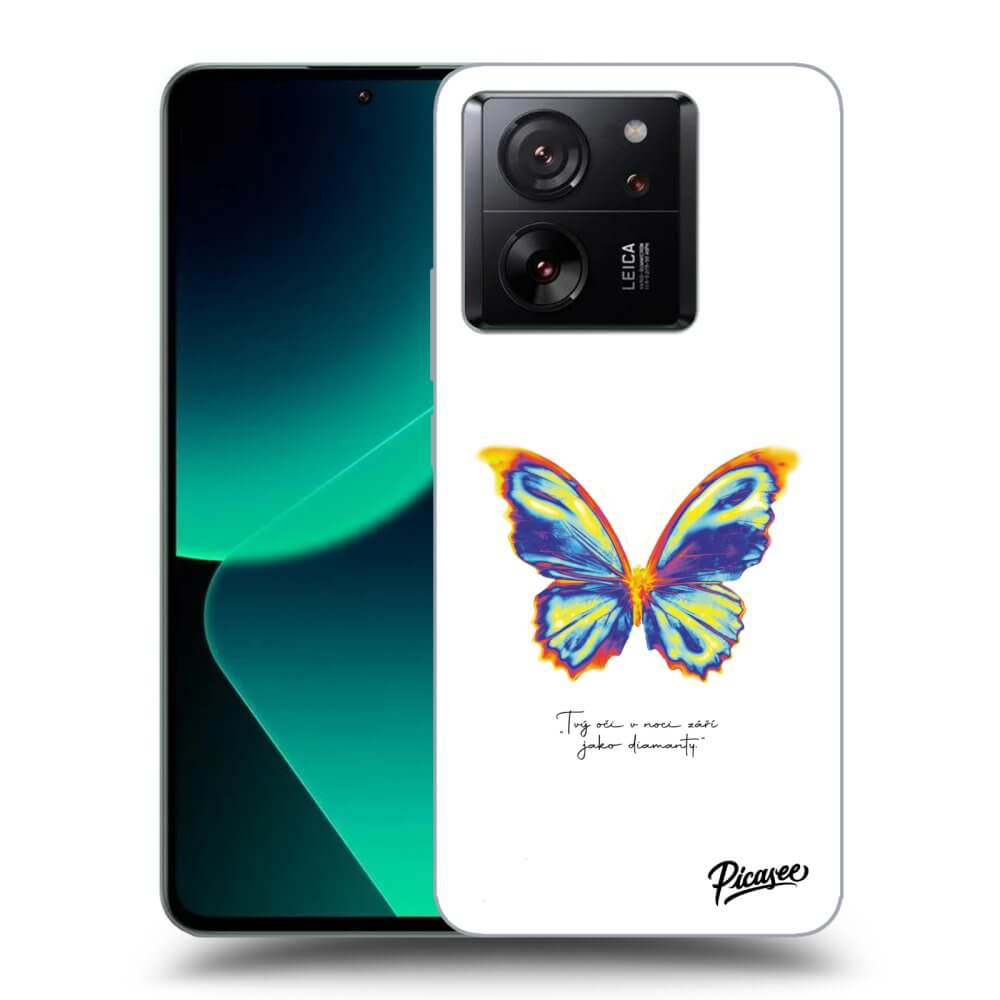 Picasee silikónový prehľadný obal pre Xiaomi 13T Pro - Diamanty White