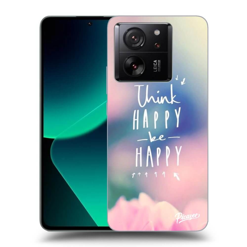 Picasee silikónový prehľadný obal pre Xiaomi 13T Pro - Mysli pozitívne!