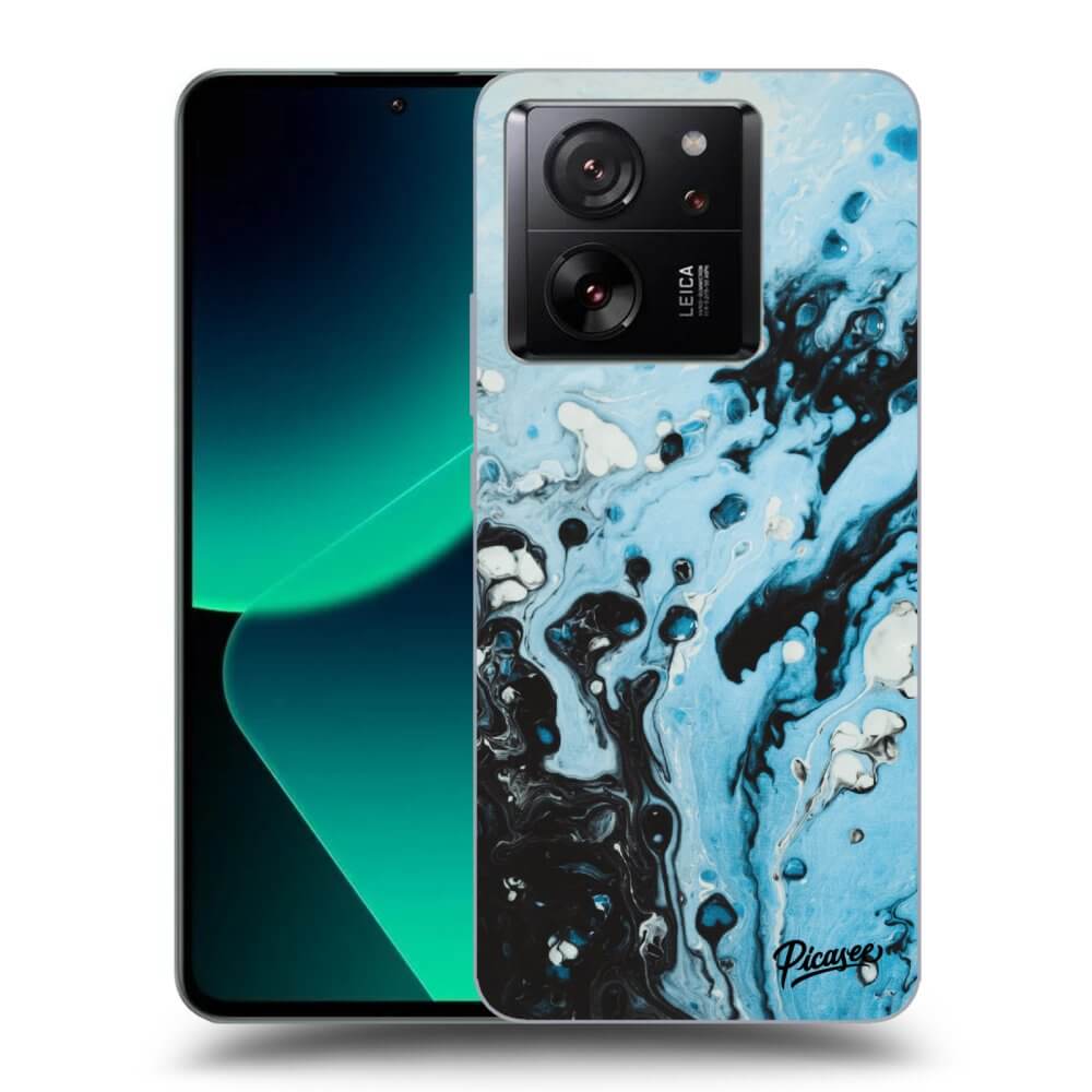 Picasee silikónový prehľadný obal pre Xiaomi 13T Pro - Organic blue