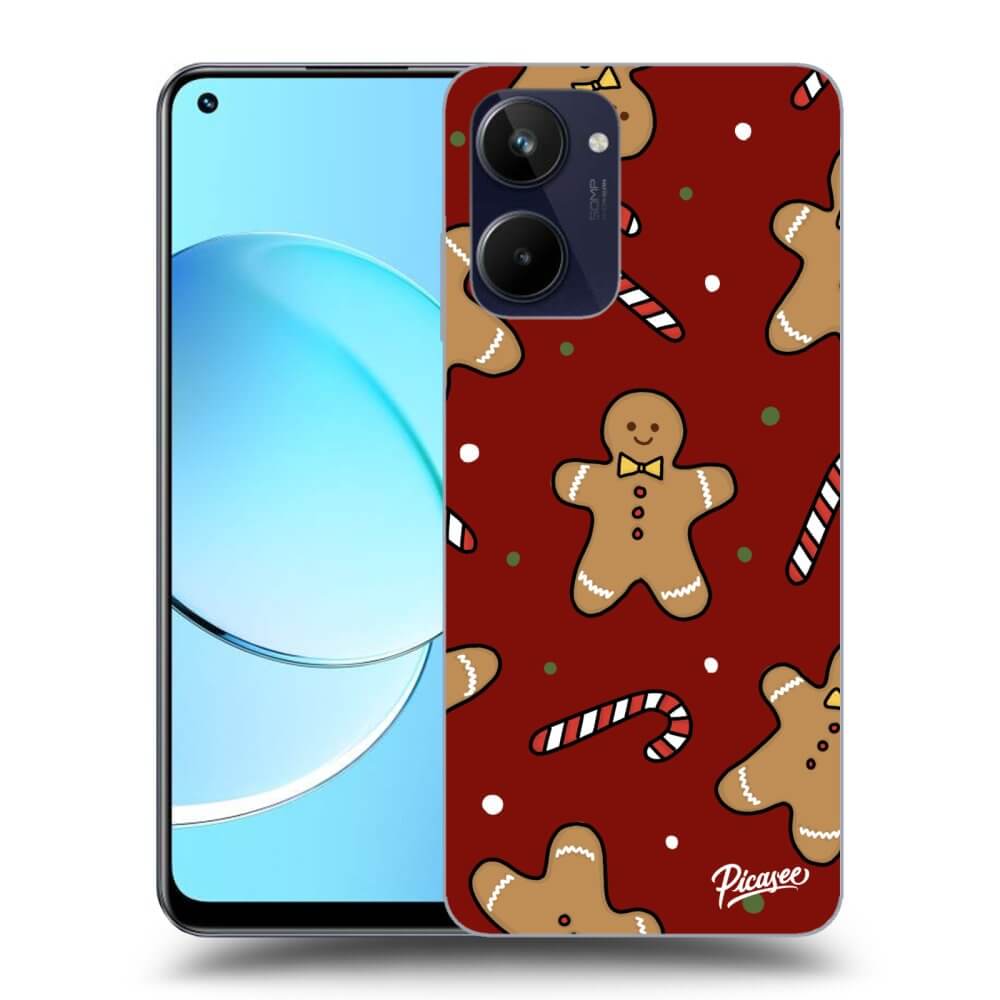 Picasee silikónový prehľadný obal pre Realme 10 4G - Gingerbread 2