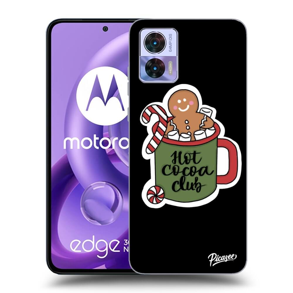 Picasee silikónový čierny obal pre Motorola Edge 30 Neo - Hot Cocoa Club