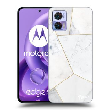 Obal pre Motorola Edge 30 Neo - White tile