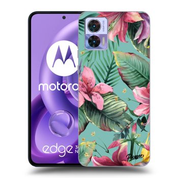 Picasee silikónový čierny obal pre Motorola Edge 30 Neo - Hawaii