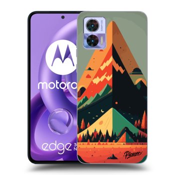 Picasee silikónový čierny obal pre Motorola Edge 30 Neo - Oregon