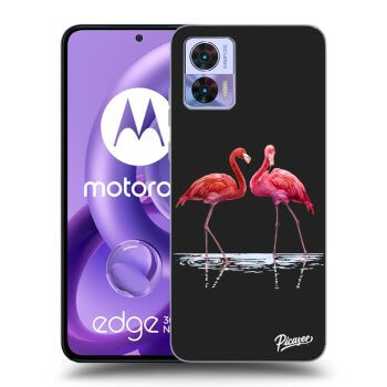 Obal pre Motorola Edge 30 Neo - Flamingos couple
