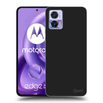 Picasee silikónový čierny obal pre Motorola Edge 30 Neo - Clear
