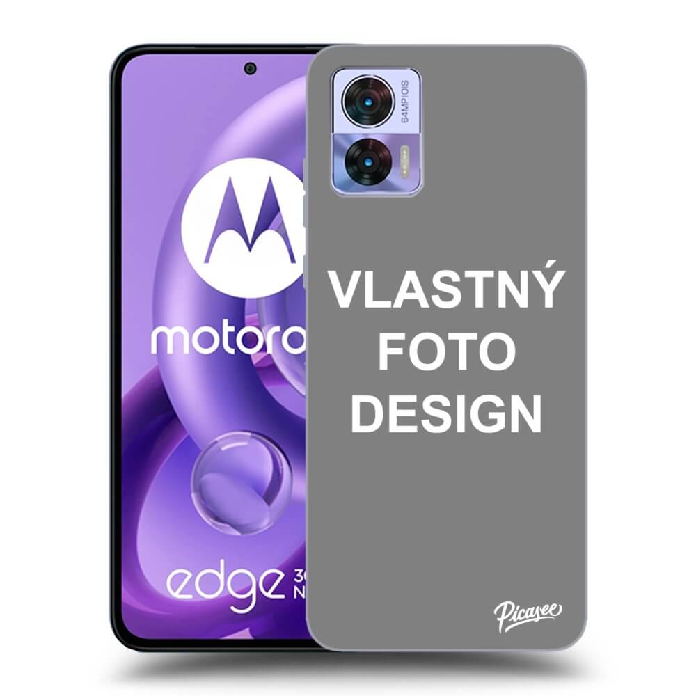 Picasee silikónový prehľadný obal pre Motorola Edge 30 Neo - Vlastný fotka/motiv