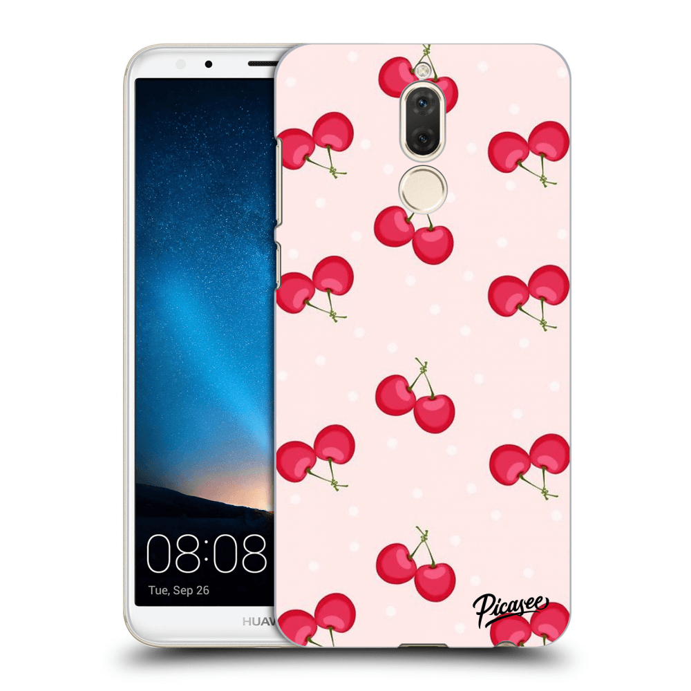 Picasee silikónový prehľadný obal pre Huawei Mate 10 Lite - Cherries