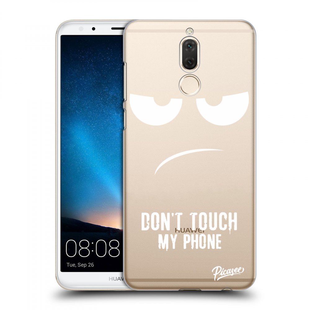 Picasee silikónový prehľadný obal pre Huawei Mate 10 Lite - Don't Touch My Phone