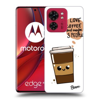Obal pre Motorola Edge 40 - Cute coffee
