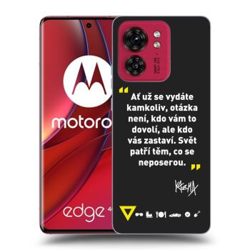 Obal pre Motorola Edge 40 - Kazma - SVĚT PATŘÍ TĚM, CO SE NEPOSEROU