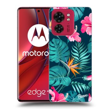 Obal pre Motorola Edge 40 - Pink Monstera