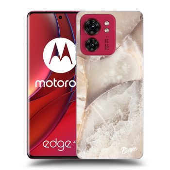 Obal pre Motorola Edge 40 - Cream marble