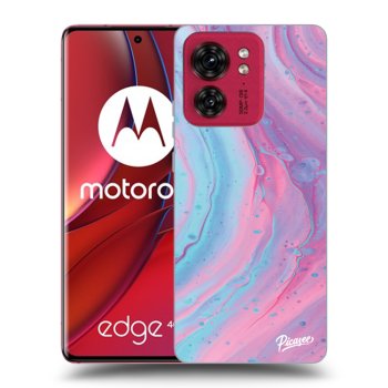 Obal pre Motorola Edge 40 - Pink liquid