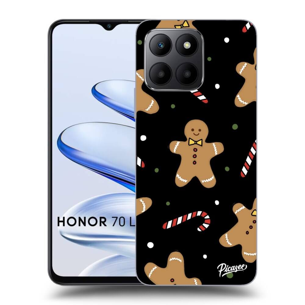 Picasee silikónový čierny obal pre Honor 70 Lite - Gingerbread