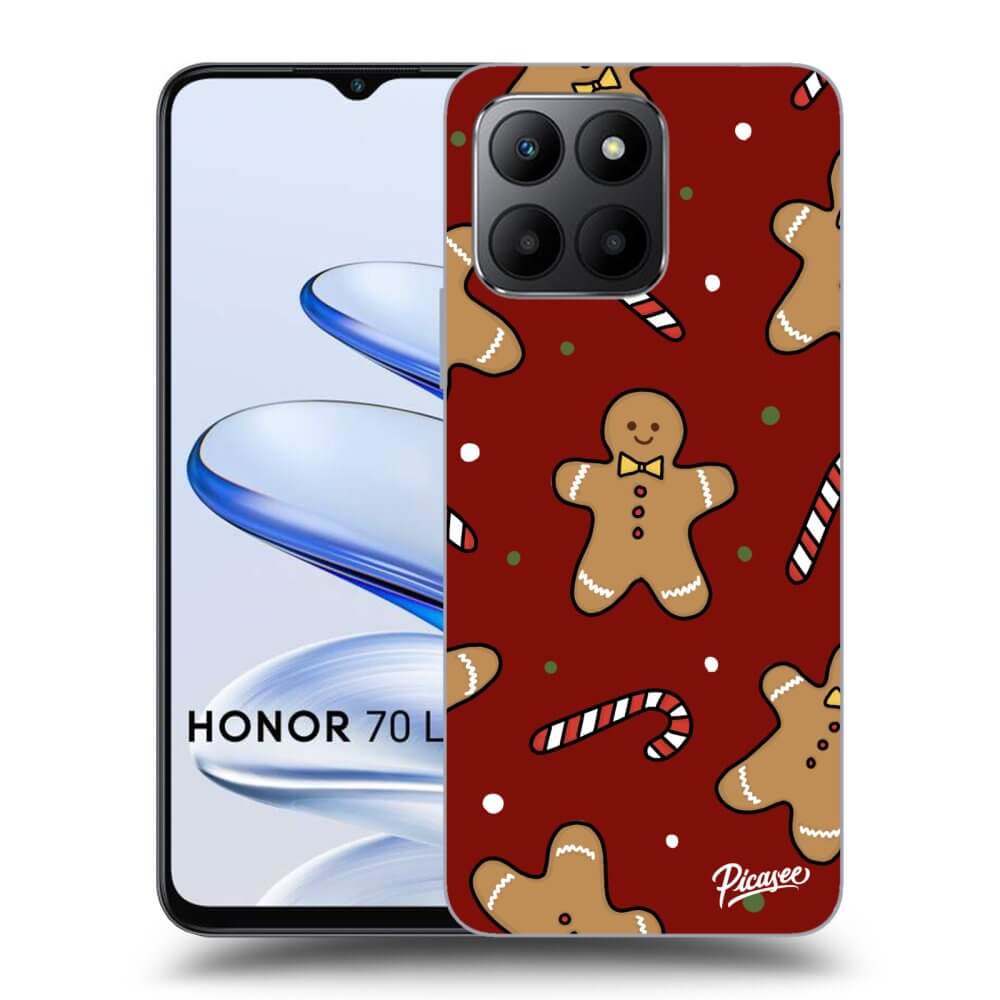 Picasee silikónový prehľadný obal pre Honor 70 Lite - Gingerbread 2