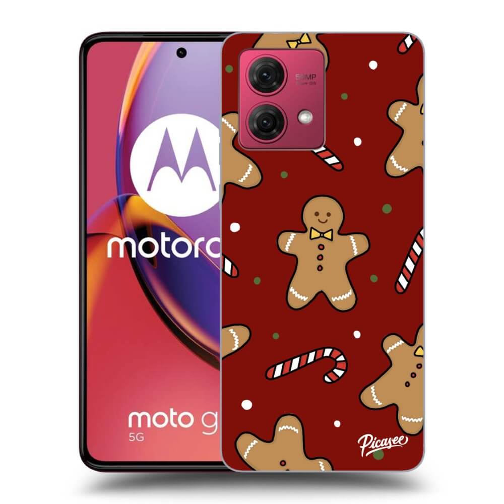 Picasee silikónový čierny obal pre Motorola Moto G84 5G - Gingerbread 2