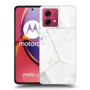 Obal pre Motorola Moto G84 5G - White tile