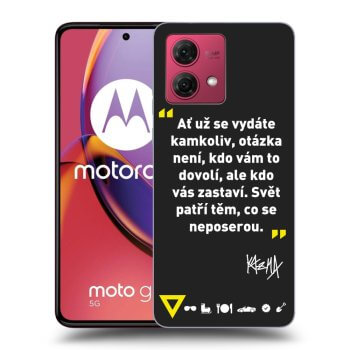 Obal pre Motorola Moto G84 5G - Kazma - SVĚT PATŘÍ TĚM, CO SE NEPOSEROU