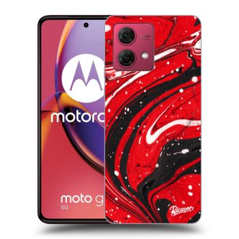 Obal pre Motorola Moto G84 5G - Red black