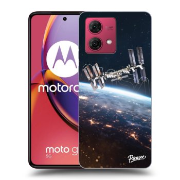 Picasee silikónový čierny obal pre Motorola Moto G84 5G - Station