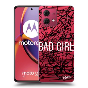 Picasee silikónový čierny obal pre Motorola Moto G84 5G - Bad girl
