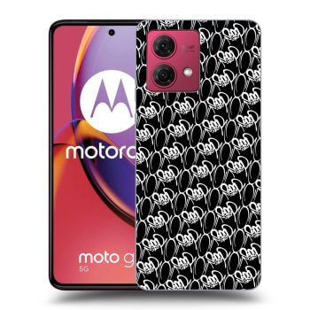 Obal pre Motorola Moto G84 5G - Separ - White On Black 2
