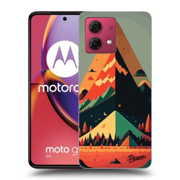 Picasee silikónový čierny obal pre Motorola Moto G84 5G - Oregon