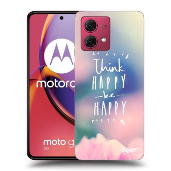Obal pre Motorola Moto G84 5G - Think happy be happy