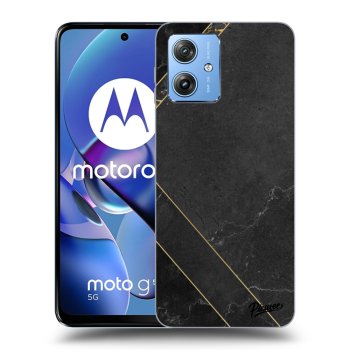 Obal pre Motorola Moto G54 5G - Black tile